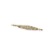 Organic rose cut raw diamond & colorless brilliant diamond bracelet in 18k Yellow Gold