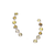 Organic Diamond Ear Climbers in 18k Yellow Gold
