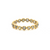 Tresor Collection - Rose Cut Organic Diamond Ring Band in 18K Yellow Gold