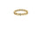 Rose cut organic diamond ring band in 18k rose gold