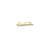Rose cut champaign diamond double finger ring in 18k yellow gold