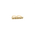 Rose cut champaign diamond double finger ring in 18k yellow gold