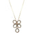 White Moonstone Pendent With Diamond Pave Frame Set In 18K Rose Gold