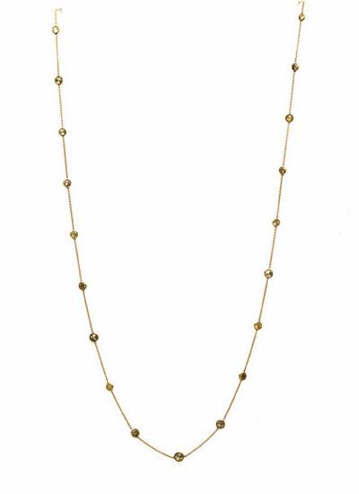 Yellow Diamonds Necklace in 18k Yellow Gold