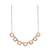 Tresor Collection - Organic Yellow Diamond with Pave Diamond Necklace in 18k Rose Gold