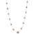 Organic Diamonds Necklace in 18k RG