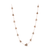 Tresor Collection - Organic White Diamonds Slice Necklace In 18K Rose Gold