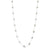 Organic Diamonds Slice Necklace in 18k White Gold