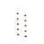 Tresor Collection - Organic Black Diamond Slice Earrings In 18K Rose Gold