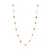 Tresor Collection - Organic Diamond Slices Necklace in 18k Yellow Gold