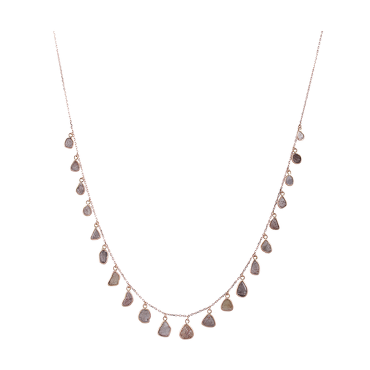 Tresor Collection - Diamond Slices Necklace in 18k Yellow Gold