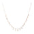 Tresor Collection - Organic Diamond Baroque Necklace in 18k White Gold