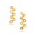 Tresor Collection - Organic Diamond Ear Climbers Earrings in 18k Yellow Gold