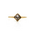 Tresor Collection - Diamond Squarae Cube Ring in 18k Yellow Gold