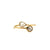 Diamond Squarae Cube Ring in 18k Yellow Gold