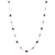 Tresor Collection - Blue Sapphire & Diamond Slices Unshaped Necklace in 18k Yellow Gold