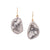 Tresor Collection - Diamond Slice & Diamond Earring in 18k Yellow Gold