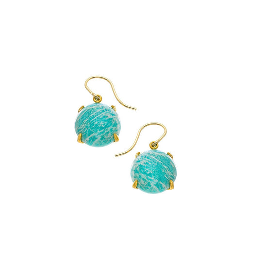 Oversized Radiate Gemstone Drop Earrings