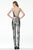 Jovani - 64578 Long Sequined Jumpsuit In Silver