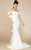 Off-Shoulder Ruffled Mermaid Gown N0145