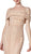 Cinderella Divine - CB0032 Off Shoulder Beaded Lace Mermaid Gown In Neutral