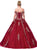 Dancing Queen - 1289 Lace Appliqued Quinceanera Dress In Red