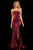 Sherri Hill - 52961 Strapless Mermaid Lace Up Evening Dress In Red