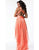 W1054 Dress In Orange