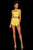 Sherri Hill - 52918 Two Piece Chiffon A-line Dress In Yellow
