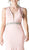 Cinderella Divine - Bead Accented Deep V-neck Trumpet Dress