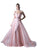 Embellished Twisted Ruched Sweetheart A-line Dress