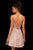 Sherri Hill - 53098 Trailing Lace Appliqued Short A Line Dress In Pink