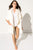 PENELOPE Ivory Cascade Wool Coat | PENELOPE Manteau cascade ivoire en laine