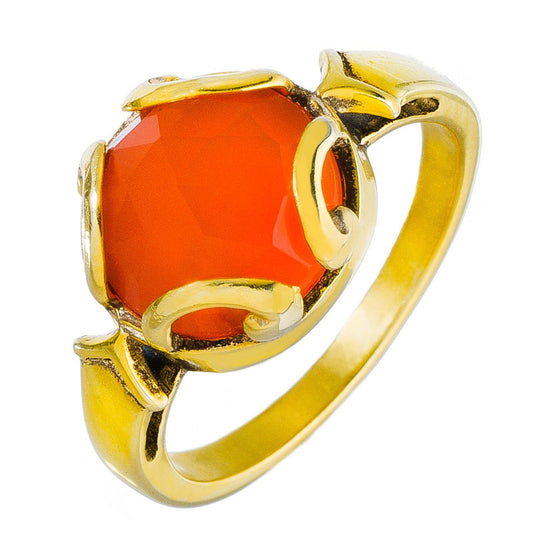 Persephone Ring - Carnelian