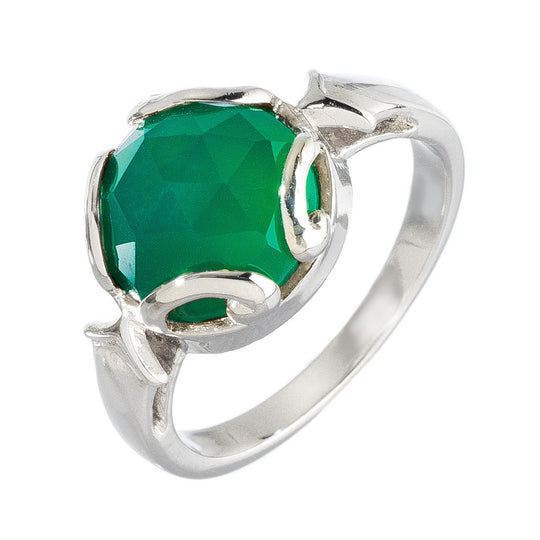 Persephone Ring - Green Onyx