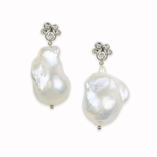 Elizabeth Buenaventura -  Bubble Pearl Earrings