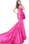 Jovani - 68330 Scoop Neck Mikado Mermaid Gown In Pink