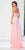 Angela and Alison - Halter Style Multi-Color Floral Strap Long Gown 771044 in Pink
