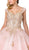 Dancing Queen - 1381 Embellished Sweetheart Ballgown With Lace Up Back In Pink