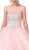 Dancing Queen - 1352 Strapless Embellished Sweetheart Ballgown In Pink