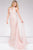 Lace Embroidered Prom Dress With Sheer Paneling 45727