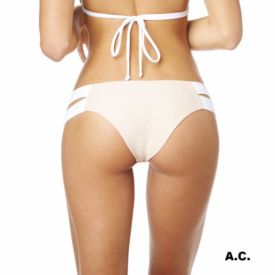 sphynx/white Additional Coverage euro bikini bottom
