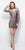 Primavera Couture - 1306 Sequined Long Sleeves Cocktail Dress  in Neutral