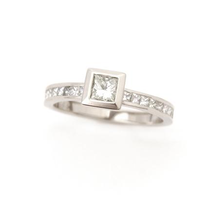 Princess Diamond Engagement Ring