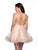 Blush by Alexia Designs - 11827 Beaded Deep V-neck Tulle A-line Dress In Pink and Neutral