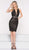 Colors Dress - Metallic Halter Fitted Cocktail Dress 2026 In Black