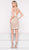 Colors Dress - 1983 Sequined Velvet Halter Fitted Dress in Gold