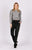 RAGA - Polar Front Sweater in Black and White