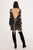 RAGA - November Nights Tunic Dress in Black and Nude