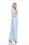 Soulmates - 1604 Soutache Asymmetrical Tunic Pants Set in Blue